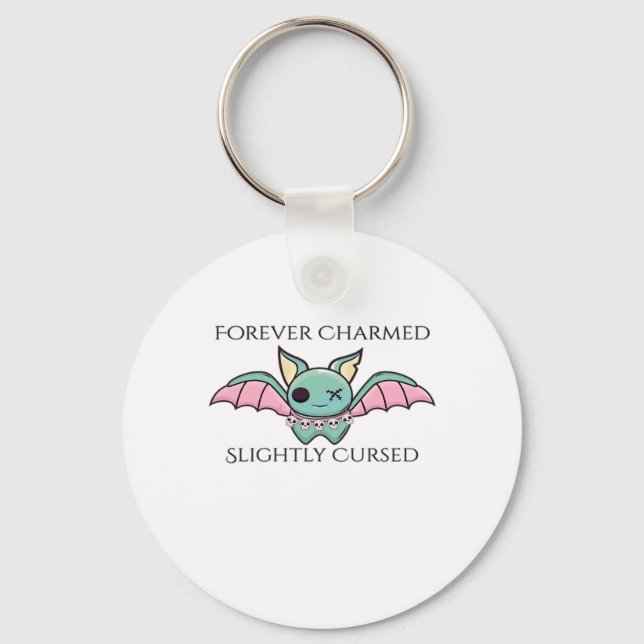 Llavero Fantasía de Whimsigoa - Bosques místicos, lunas y  (Anverso)