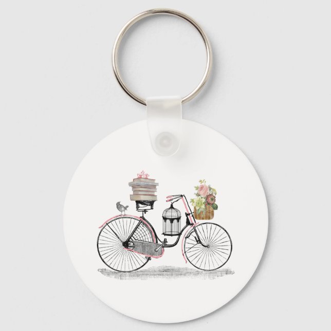 Llavero Fantasía empujar bicicleta (Anverso)
