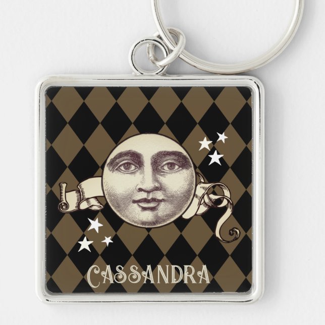 Llavero Fantasía nostálgica vintage Steampunk (Frente)