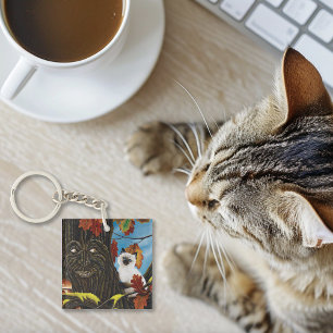 Llavero Fantasía otoñal de Tree Ent Cat