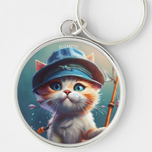 Llavero Fantasía Rod De Pesca De Gato
