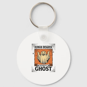 Llavero Fantasma de disfraz humano Humor vintage de Hallow