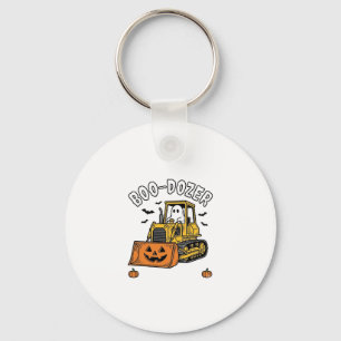 Llavero Fantasma de Halloween Boo Dozer Bulldozer Divertid