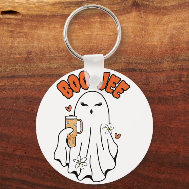 Llavero Fantasma De Halloween Con Tumbler De 40 oz (Reverso )