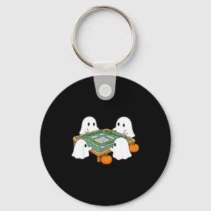 Llavero Fantasma de Halloween jugando mahjong mahjong espe