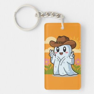 Llavero Fantasma de niño blanco para la decoración diverti