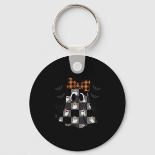 Llavero Fantasma de patchwork Halloween Manta vintage Fant