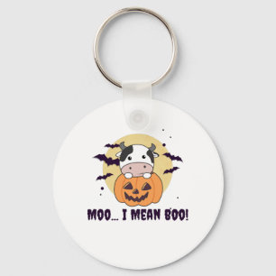 Llavero Fantasma de vacas lindo Kawaii Halloween Moo me re