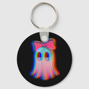 Llavero Fantasma Divertido Vaporwave Alucinante Techno Rav