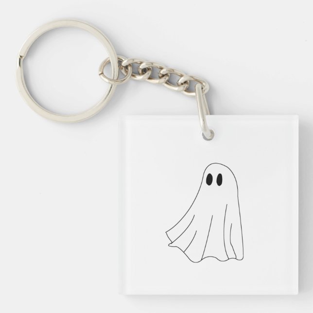 Llavero Fantasma Espeluznante (Frente)