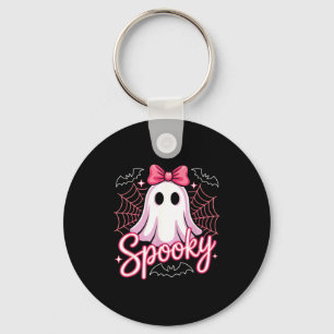 Llavero Fantasma espeluznante kawaii gráfico de Halloween