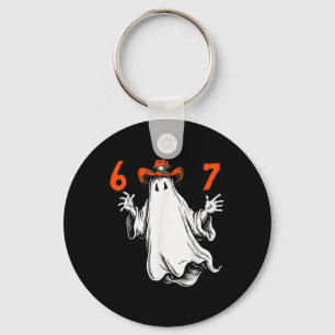 Llavero Fantasma Espeluznante Número 67 Halloween Embrujad
