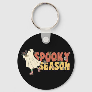 Llavero Fantasma Groovy Groovy De Temporada Sombrerosa Con