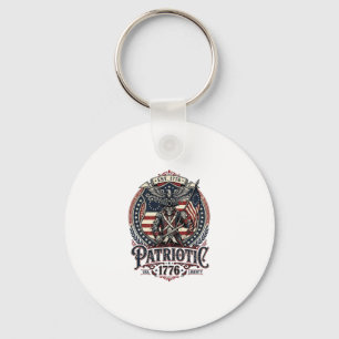 Llavero Fantasma Patriótico Patriota Horror Monstruo Patri