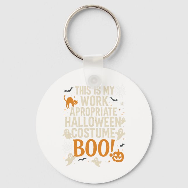 Llavero Fantasma Retro Ghost Coquette Bow Halloween Wo (Anverso)