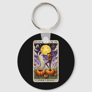 Llavero Fantasma Y Skeleton Bailando Gracioso Tarot De Hal