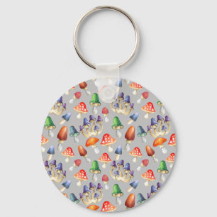Llavero Fantásticas setas muy bonitas arrojan cacao de beb