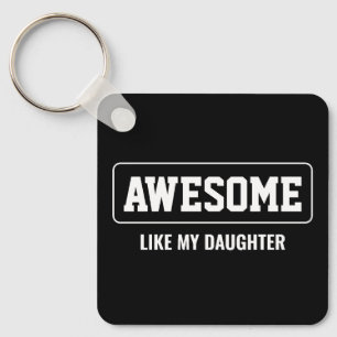Llavero FANTÁSTICO COMO MI HIJA Día Minimalista de la Madr