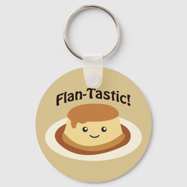Llavero ¡Fantástico! Cute flan (Anverso)