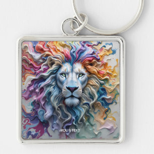 Llavero Fantástico León de Cera Derretida Lindo