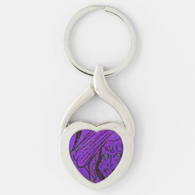 Llavero Fantasy Art Twisted Heart Keychain (Anverso)