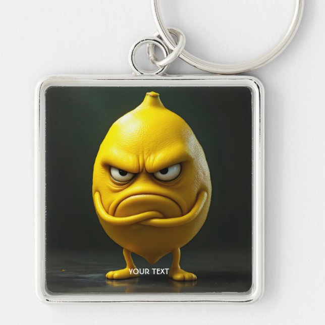Llavero Fantasy Cuse Angry Looking Lemon (Frente)