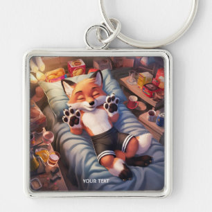 Llavero Fantasy Cuse Bebé Fox Sleeping