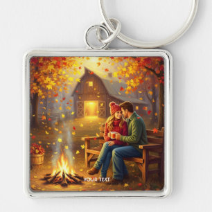 Llavero Fantasy Cute Campfire Date Country