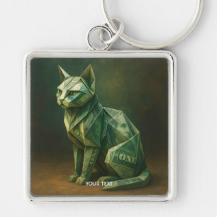 Llavero Fantasy Cute Cat Money Origami