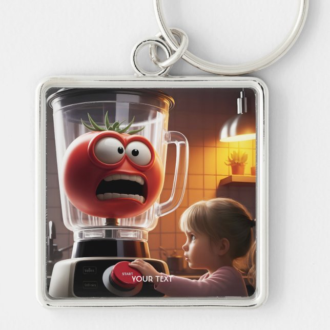 Llavero Fantasy Cute Chica Tomato Blender (Frente)