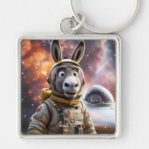 Llavero Fantasy Cute Donkey Astronauta
