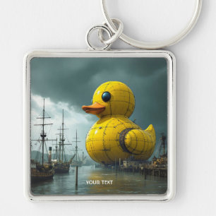 Llavero Fantasy Cute Duck War Ship