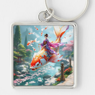 Llavero Fantasy Cute Fish Chica japonés