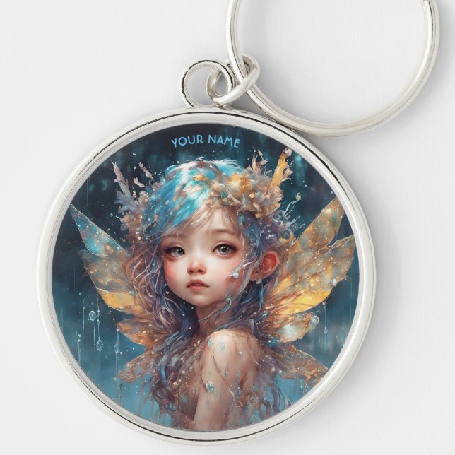 Llavero Fantasy Cute Forest Rainy Fairy (Frente)