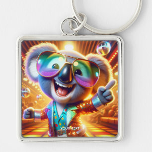 Llavero Fantasy Cute Koala Dancing Disco