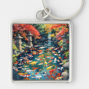 Llavero Fantasy Cute Koi Fish Pond