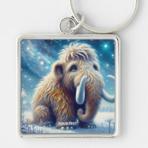 Llavero Fantasy Cute Little Mammoth Winter