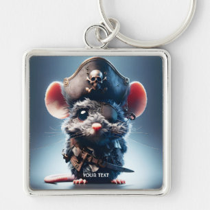 Llavero Fantasy Cute Mouse Gorra pirata