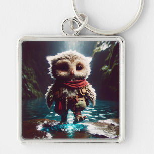 Llavero Fantasy Cute Owl Adventurer Water