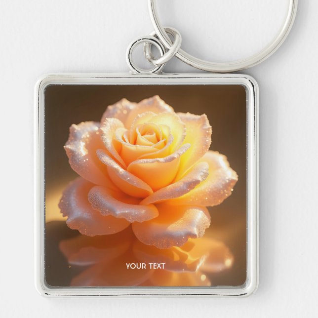Llavero Fantasy Cute Peach Pequeño Rosa (Frente)