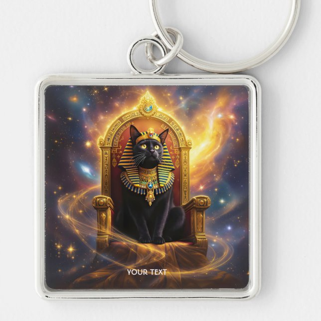 Llavero Fantasy Cute Pharaoh Regal Cat (Frente)
