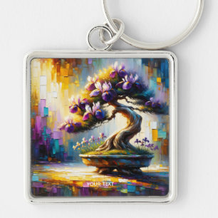Llavero Fantasy Cute Purple Mini Tree