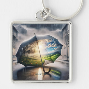 Llavero Fantasy Cute Rain Umbrella Sun