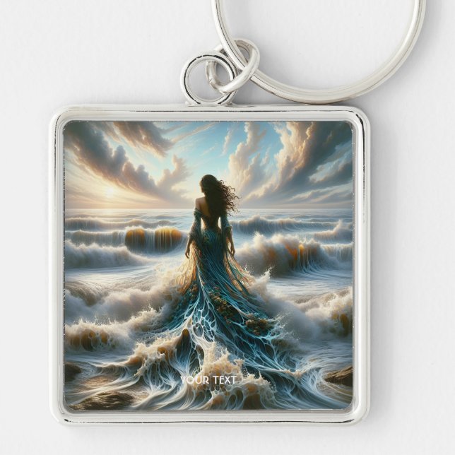 Llavero Fantasy Cute Sea Wave Chica (Frente)