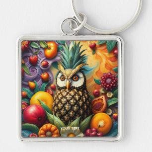 Llavero Fantasy Cute Serene Pineapple Owl