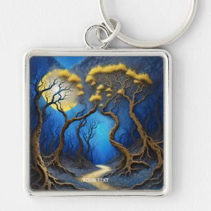 Llavero Fantasy Cute Trees Luna Nocturno