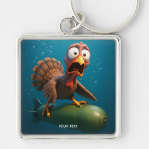 Llavero Fantasy Cute Turkey Sea Torpedo