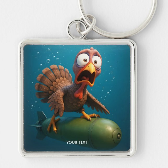 Llavero Fantasy Cute Turkey Sea Torpedo (Frente)