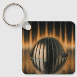 Llavero Fantasy Image Bronze Halfdome On Reflected Surface