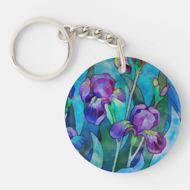 Llavero Fantasy Irises (Frente)